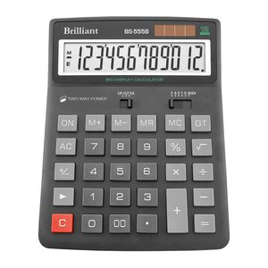 Calculatrice Brilliant BS-555, 12 chiffres