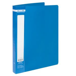 Папка пластиковая c 40 файлами А4 JOBMAX, синий