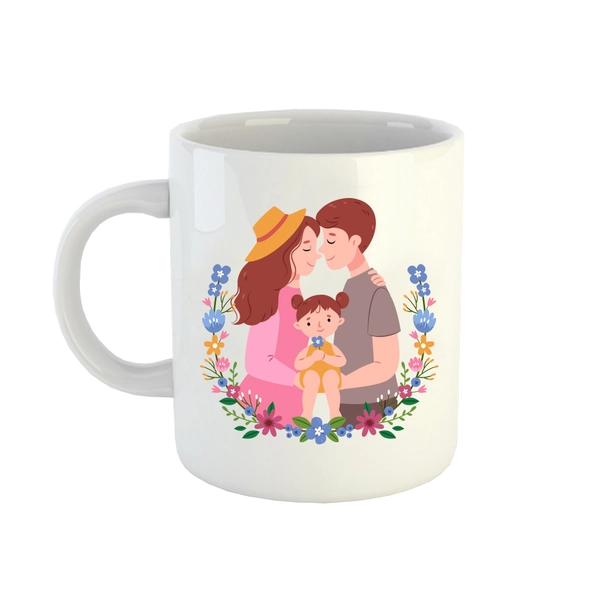 Чашка: Семья, поздравление с Днем Отца