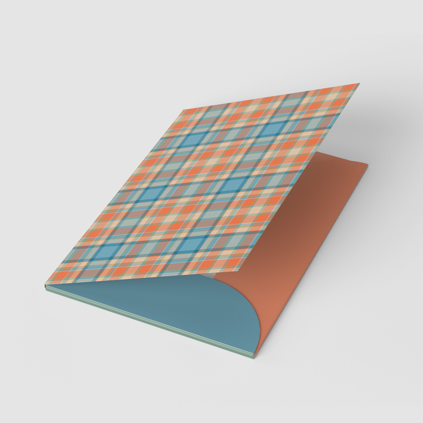 Cardboard folder 484x377 mm. Men's pattern (WL 03.21-22-9-12)