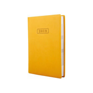Diary dated 2019, VIVELLA, yellow