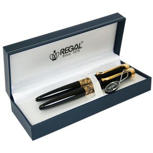 Комплект ручок (П+Р) в подарунковому футлярі L, чорний