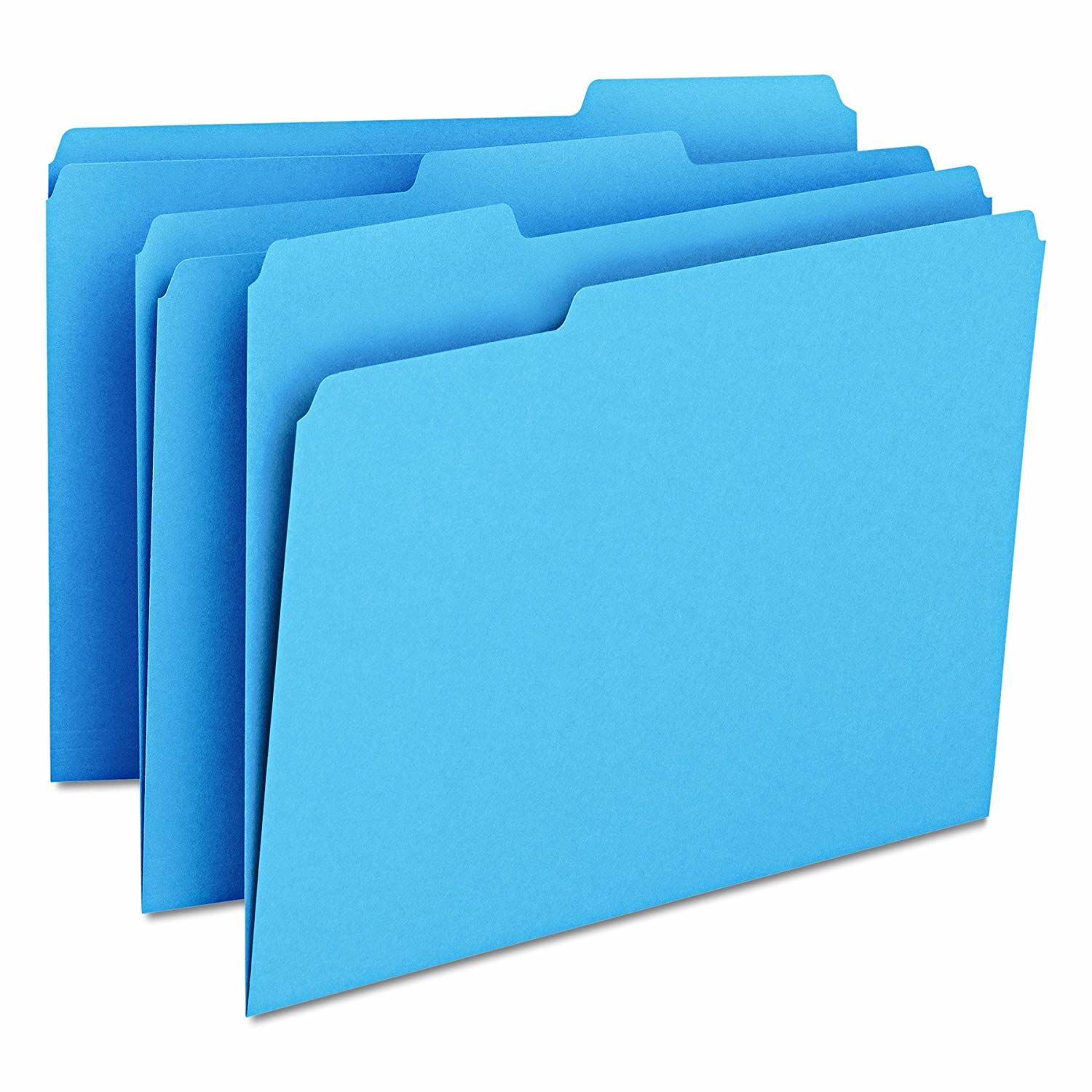 Manila (American) folder A4 blue