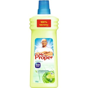 Universal product "MR. PROPER", 750 ml, invigorating lime and mint
