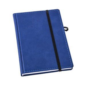 Notepad A6 with elastic band with information block, 105x150 mm