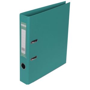 Double-sided recorder "ELITE" BUROMAX, A4, end width 50 mm, turquoise