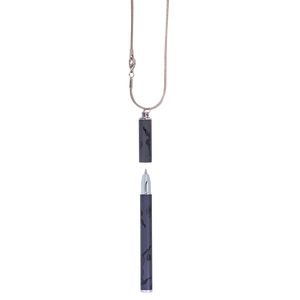 Bolígrafo "Lace" con cadena 70cm, negro, en estuche de regalo