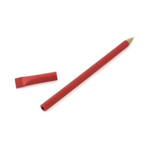 Ручка ECO червона з переробленого паперу 