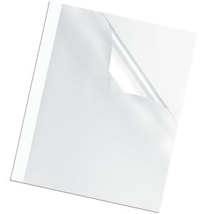 Covers plastic. for thermal binding Standing 6mm, white, thick. 44-60 l. A4