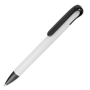 Ручка пластиковая, черно - белая