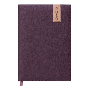 Diary dated 2019 VERTICAL, A5, 336 pages brown