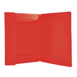 Папка пластиковая А4 на резинках, JOBMAX, красный 11824