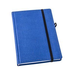 Notepad A6 with elastic band and information block, 105x150 mm
