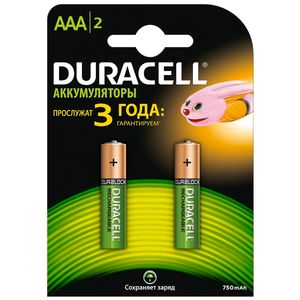 Battery AAA "Duracell" 750 mAh (2 pcs.)