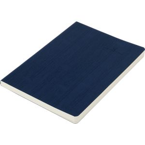 Business notebook COLOR TUNES A5, 96 sheets, clean, artificial leather cover, dark blue
