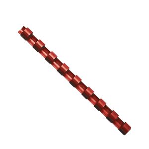 Пружини пластикові d 14 мм, круглі, зшивають 81-100 арк., А4, червоні