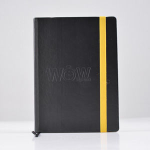 Diary WOW-Time A5 made of eco-leather Black