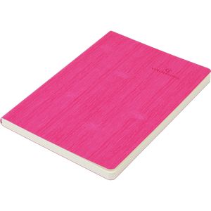 Business notebook COLOR TUNES A5, 96 sheets, clean, artificial leather cover, pink