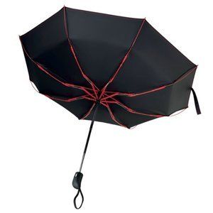 Зонт SKYE FOLDABLE, Ø95X48,5 см, черно-красный 18012