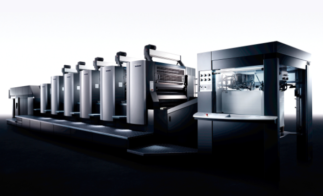 Sheetfed offset printing machine Heidelberg SpeedMaster CD 102-5 + L