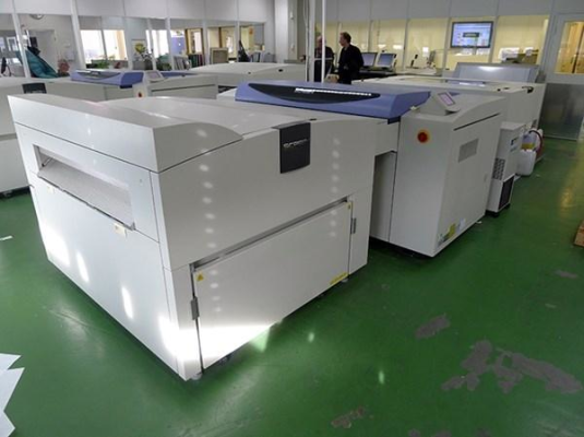 Produzione di moduli stampati su CTP SCREEN PLATERITE 8800 II FINO AL FORMATO B1!