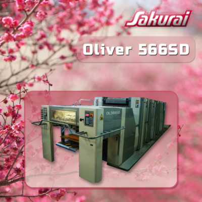 We are starting the installation of the new SAKURAI OLIVER 566SD printing machine