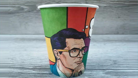 Paper cups are a great marketing tool