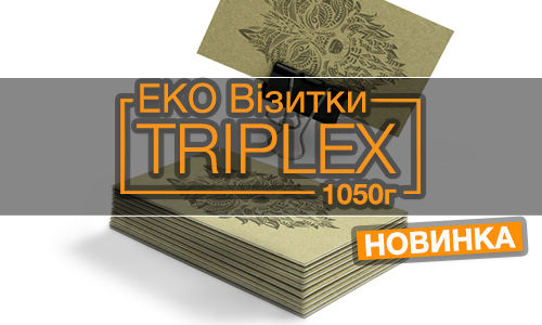 Business cards Triplex Eco!