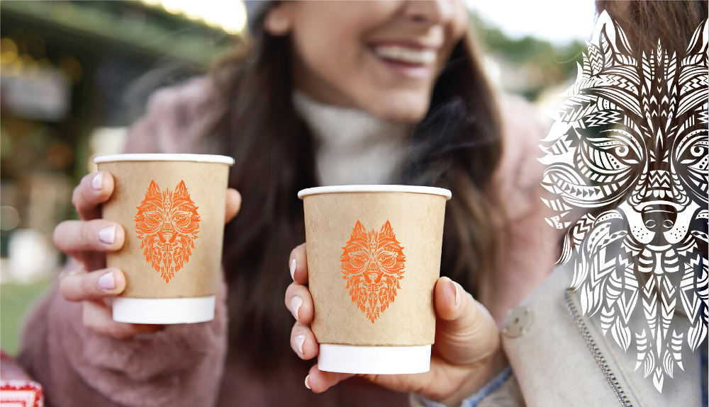 Double-layer paper cups: effective branding and impeccable quality.