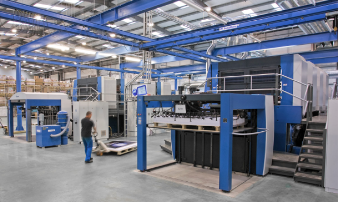 The world's largest sheetfed offset press