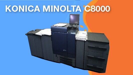 L'imprimerie WOLF vend du matériel : Konica Minolta C8000
