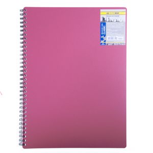 

Записная книга на пружине CLASSIC, А6, 80 листов, клетка, красный