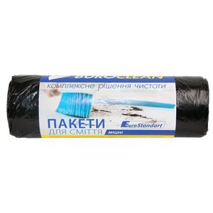 

Пакеты для мусора 160л/10шт Eurostandart, прочные, черные BuroClean