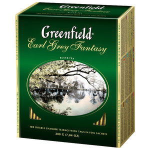 

Чай черный EARL GREY FANTASY 2гх100шт. "Greenfield" , пакет