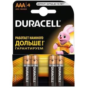 

Элемент питания (батарейка) DURACELL LR3 (АAA) 4 шт