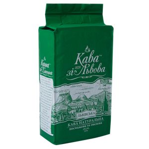 

Кофе молотый "Львовский", 225г , "Кава зі Львова" пакет